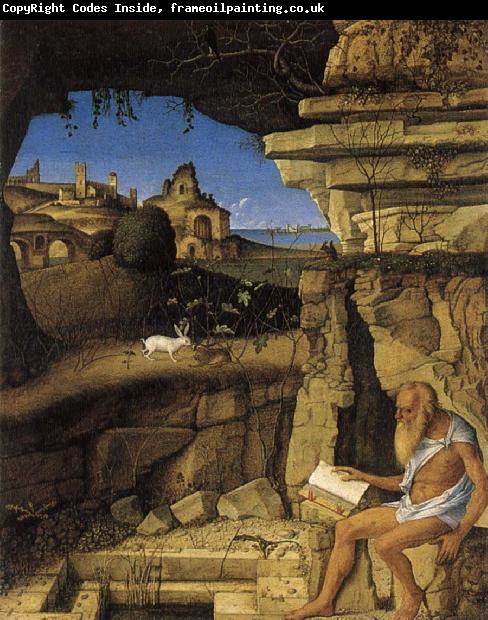 Giovanni Bellini The Holy Hieronymus laser